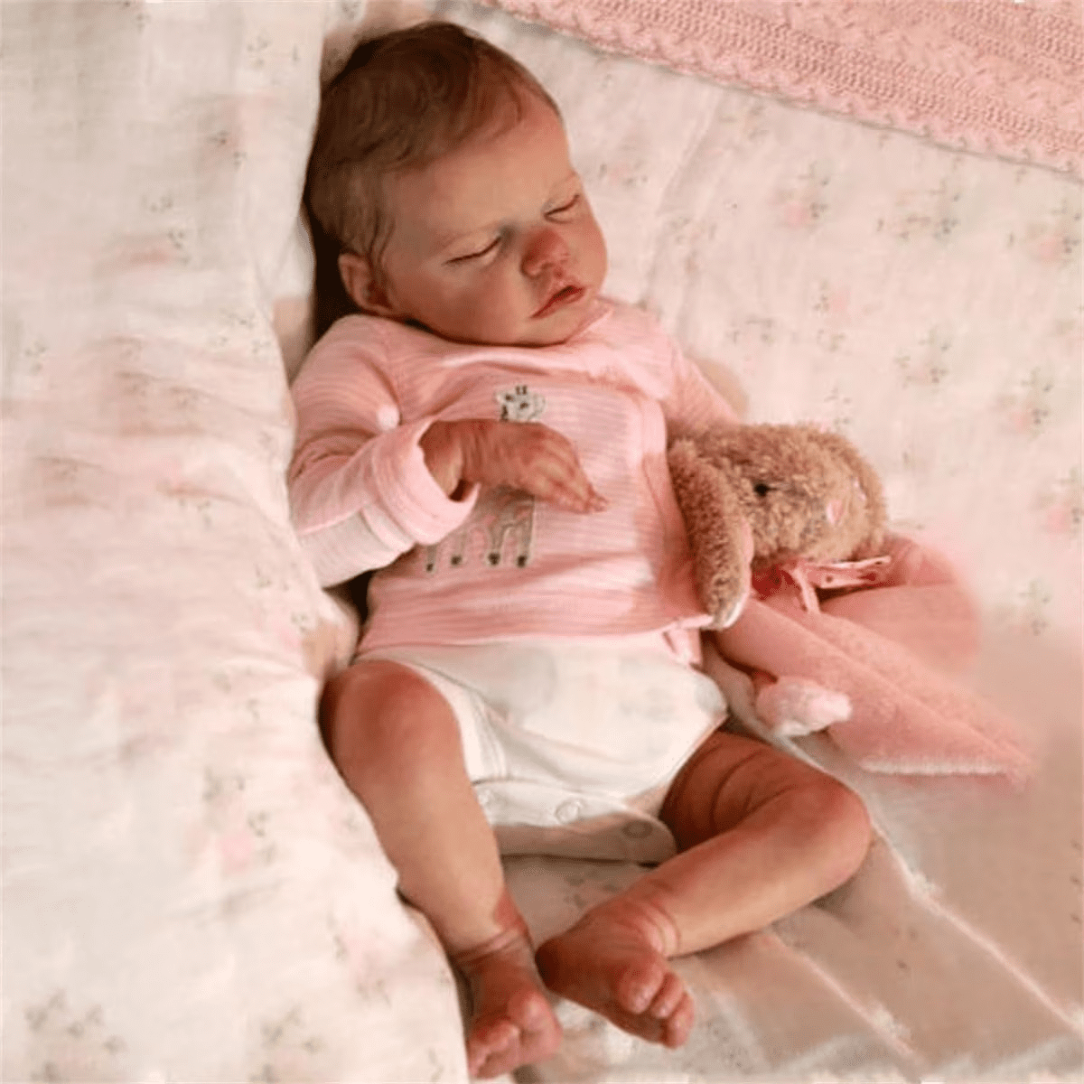 Cute Reborn Baby Dolls Full Body Cloth 18 inch Sleeping Reborn Newborn Baby Realistic Doll Toys for Gift