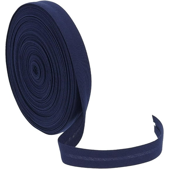 21.87 Yards Single Fold Bias Tape 1/2 inch Wide Prussian Blue Bias Binding Tape Hemming Tape for DIY Garment Sewing Seaming Piping Quilting Blue