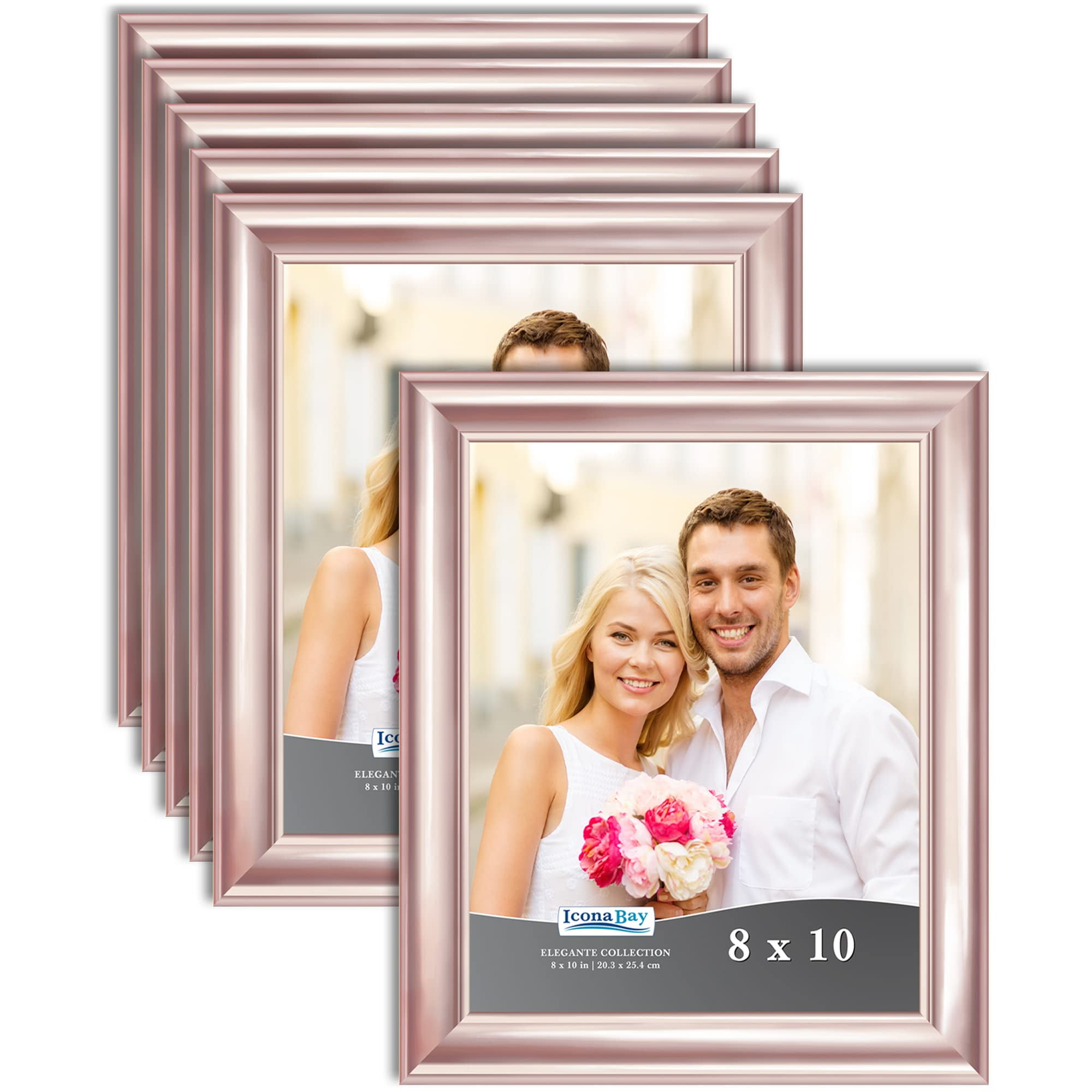 2 x Photo Frames 8in x 10in Family Home Decor Love Gold Silver Rose Gold 20 x 25 