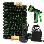 GOWINSEE 50ft Garden Hose with 10 Function Spray Nozzle, Expandable Water Hose for garden, Leakproof Durable Flexible Water Hose
