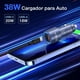 thumbnail image 2 of Cargador Automóvil Carga Turbo QC 3.0 Dual USB y Tipo C 1Hora, 2 of 3