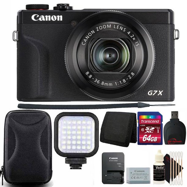 Canon PowerShot G7 X Mark III Full HD 120p Video Digital Camera Black