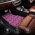 thumbnail image 4 of Cauagu Tulips Flowers Pattern Car Floor Mat Set of 4,Car Carpet Mats Car Mats with Anti-Slip Backing & Driver Heel Pad Universal Fit for Cars/Trucks/SUV/Vans, 4 of 6