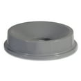 thumbnail image 2 of Round BRUTE Funnel Top Receptacle, For 32-Gallon Containers, 22.38" Diameter x 5h, Gray | Bundle of 2 Each, 2 of 2