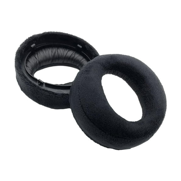 1 Pair Replacement Earpads Cover Soft Foam Ear Pad 9cm Foam Sponge Protector Comfortable Headphone Ear Covers Ear Pads Cushion for Headsets Accessory Velvet