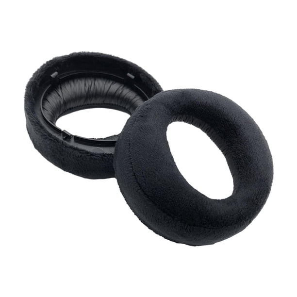 1 par de almohadillas para los oídos de 9 cm, cómodas almohadillas protectoras de espuma de esponja para los oídos. Terciopelo