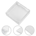 thumbnail image 3 of Unique Bargains 1 Pc Single Layer Square Nail Storage Box White Acrylic, 3 of 5