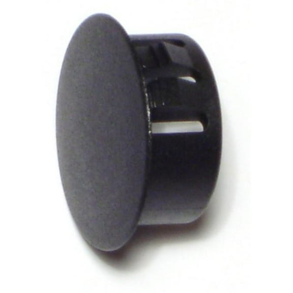 3/4" Black Nylon Plastic Flush Head Hole Plugs (16 pcs.)