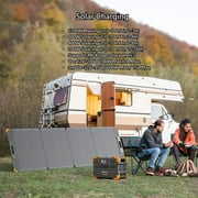 PECRON E2000LFP 1920Wh/2000W Portable Power Station with 6*200W Solar Panels Cart Kit Solar Generator for Home Emergency, Camping, Travel, RV, Off-Grid