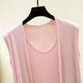 thumbnail image 6 of Womens Sleeveless Top Flowy Open Front Vest with Attached Tank Top Casual Loose Blouse, 6 of 7