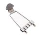 thumbnail image 1 of Pieza Trasera De Trapecio De Guitarra ANGGREK Metal de 4 Cuerdas Plata, 1 of 8