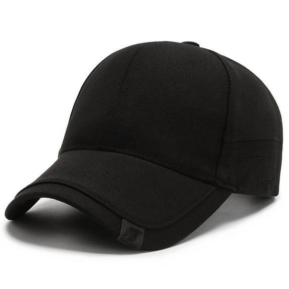 AWZXDE Men's Fashion Solid Color Casual Baseball Cap Outdoor Baseball Caps for Women and Men Sport Sun Hat Simple Adjustable Baseball Cap Black,One Size