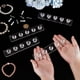 thumbnail image 3 of Organizador de joyas acrílico de 4 piezas para colgar collares en la pared con 5 ganchos, organizador de joyas para pulseras, anillos, collares, cadenas y llaves, transparente., 3 of 6