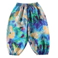 thumbnail image 6 of XUNKUSGA Cute printed loose-fitting casual pants for boys and girls,Green,3 Years, 6 of 7