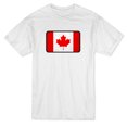 thumbnail image 1 of Canada Flag Box Stamp Men's T-shirt, 1 of 1