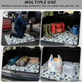 thumbnail image 3 of KUIFORTI Fish Camouflage Trunk Liners for Cars 29" x 39" Scratch-Proof Anti-Slip All Weather Trunk Protection Cargo Mat Rear Trunk Line for Daily Driving & Travel Use, 3 of 7