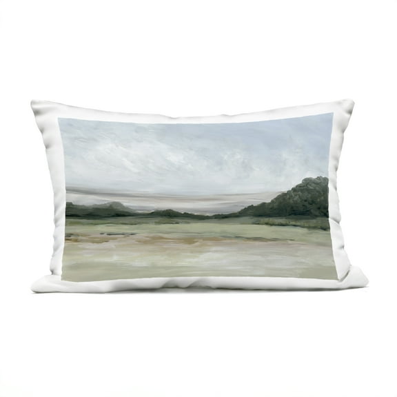 Stupell Industries Crisp Horizons Outdoor Printed Pillow design by Jacob Q, 14 x 7 x 20