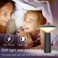 thumbnail image 4 of Lámpara de escritorio LED, lámpara de noche para niños - Luz nocturna giratoria - Lámpara de mesa USB con 3 niveles de brillo, 4 of 5