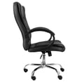 thumbnail image 2 of Elama High Back Adjustable Faux Leather Office Chair in Black, 2 of 6