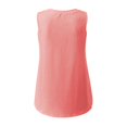 thumbnail image 4 of Dowegor Tank Tops Women T Shirt Solid Color Casual Fit Tank Tops Sleeveless Tops for Women Womens Flowy Tank Tops Loose Tank Tops for Women Pink 2XL(), 4 of 4