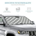 thumbnail image 2 of Bingfone Happy Soccer Car Windshield Sunshade,Sun Foldable Sun Shield Sun Visor for Car - Small, 2 of 8
