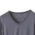 thumbnail image 3 of Conjunto de Ropa Interior Larga de Mujer Cuello en V Manga Larga Lencería Casual Ropa de Dormir Pajama Set Confort Suave, Lencería de Manga Larga para Mujeres, 3 of 8