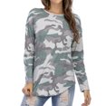 thumbnail image 1 of Hauts à Manches Longues Imprimé Camouflage pour Femmes, 1 of 7