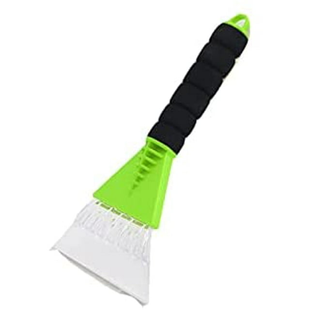 2 Pack Snow and Ice Scraper for Car Windshield,Snow Ice Brush.-green