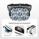 thumbnail image 5 of Fotbe Hawaiian Style Cangurera Cuadrada con Estampado de Doble Capa, Bolsa de Cintura Ajustable Mini para Hombres y Mujeres, 5 of 9