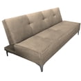 thumbnail image 1 of Sofa Cama Reclinable El Bazar Store Milo Terciopelo Beige , Futon 3 posiciones, Sala, 1 of 5