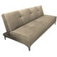 thumbnail image 1 of Sofa Cama Reclinable El Bazar Store Milo Terciopelo Beige , Futon 3 posiciones, Sala, 1 of 5