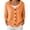 Orange, variant on Cardigan Sweaters for Women Ruffle Neck Button Down Casual Fall Winter Soft Knit Jackets for Women Work Office and Daily Wear Activities