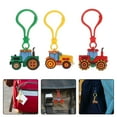 thumbnail image 6 of LYTMENT 6pcs Cute Farm Tractor Keychains PVC Key Ring for Backpack Decoration Charms Cute Cartoon Keychain Present for Boys and Girls, 6 of 8
