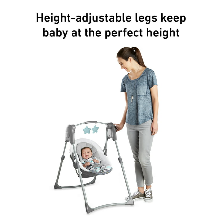 Slim Spaces™ Compact Baby Swing