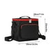 thumbnail image 3 of Bolsa térmica para almuerzo de gran capacidad | Bolsa Bento a prueba de fugas para trabajo, escuela, oficina | Bolso térmico reutilizable con correa para el hombro y bolsillos | Compatible con, 3 of 6