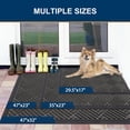 thumbnail image 2 of Smiry Front Door Mats For Inside, Low Profile Heavy Duty Outdoor Doormats, Non Slip Dirt Trapper Entryway Mat, 29.5x17, Grey, 2 of 8