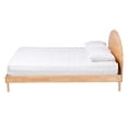 thumbnail image 2 of Baxton Studio Denton Natural Brown Finished Wood Queen Size Platform Bed, 2 of 9