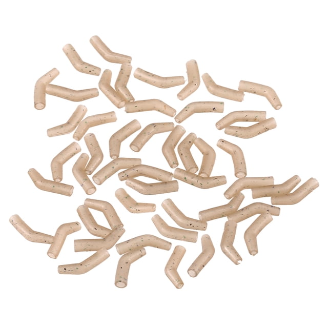 30 / 50 / 100 PCS Fishing Line Aligner - Hook Sleeves Bent Hook Aligner Carp Fishing Hair Rig Accessory