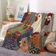thumbnail image 5 of Manta con estampado de cabeza de pollo, ideal para decoración de interiores y exteriores, sofá cama y sala de estar, ideal para amantes de los pollos, dormitorio, regalos de cumpleaños para mujeres, m, 5 of 5