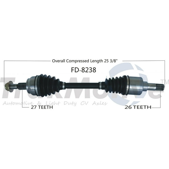 CV Axle Shaft Fits select: 2012-2018 FORD FOCUS