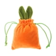 thumbnail image 2 of Cute Long Bunny Ear Drawstring Party Favor Bags, Cloth Candy Treat Goodie Bags for Birthday, Easter Egg Storage Bags, Shower & Spring Holiday Gift Storage Decorations 1Pcs, 2 of 9
