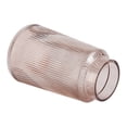 thumbnail image 3 of Florero Decorativo Hometrends 20 cm, Diseño Rayas, Vidrio Café, 3 of 4