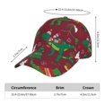 thumbnail image 2 of Picia Dinosaur Christmas Happy New Year pattern Trucker Low Profile Hat Men Women Baseball Cap Dad Hat Adjustable Unconstructed Plain Cap, 2 of 9