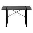 thumbnail image 5 of Computer Desk - Thick-Panel Desktop / Inset Metal Legs - 48"L - Modern Grey / Black, 5 of 8
