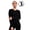 165 Black, variant on Merino.tech Women’s 100% Merino Wool Base Layer Top - Midweight 250 g/m² Long Sleeve Thermal Shirt with Bonus Hiking Socks Inclided