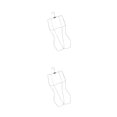 thumbnail image 1 of Transemion Cintre pour Maillot de Bain, Organisateur de Garde-Robe avec Crochets Réglables en Acier Inoxydable 2 Pcs, 1 of 1