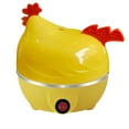 thumbnail image 2 of 7-Egg Capacity Chicken-Shaped Egg Cooker – Cute Mini Steamer, for Eggs/Sweet Potatoes/Corn, Automatic Shut-Off, 2 of 8