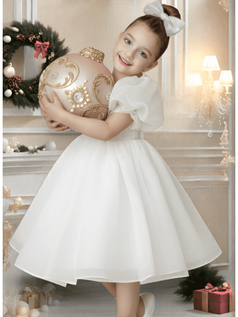 ivory toddler dress for wedding White Tulle Toddler Dress, Ivory Lace Flower Girl Gown, Wedding, Baptism, Photoshoot