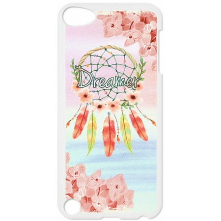 Ipod 4th Generation Hard Case Dreamer Hard White Plastic Case Compatible with the Apple iPod Touch 4th Generation - iTouch 4 Universal ()