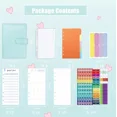 thumbnail image 2 of Bolsa De Carpeta Con Cremallera Carpeta Planner Azul A6, 2 of 7